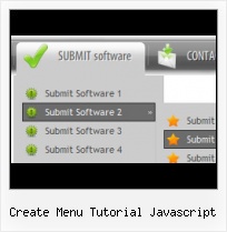 Javascript Menu Turorial Collap HTML Button 2 States