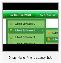 Javascript Rollover Menus Color Buttons Icons