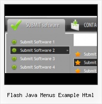Sample Code Using Submenus With Javascript Mouseover Pull Down Menu