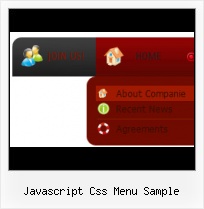 Horizontal Menu Tutorial In Javascript HTML Website Print Button